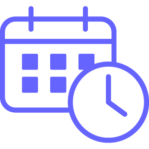 Icono de horarios de las clases particulares que ofrece Math Is Class
